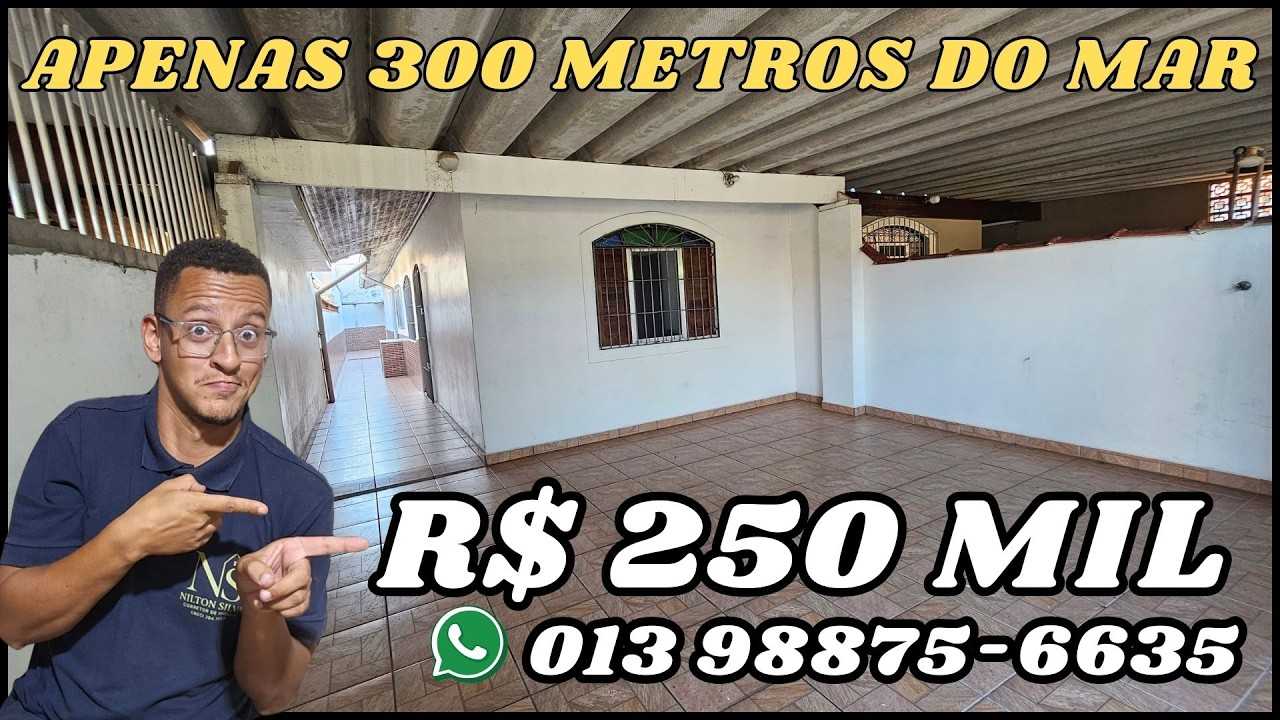300 Metros do Mar por R$ 250 Mil