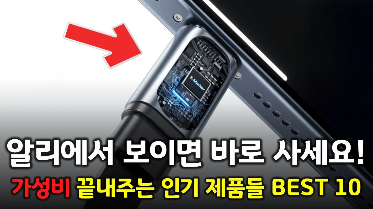 알리에서 보이면 바로 사세요! 가성비 끝내주는 추천 제품들 BEST 10 👍