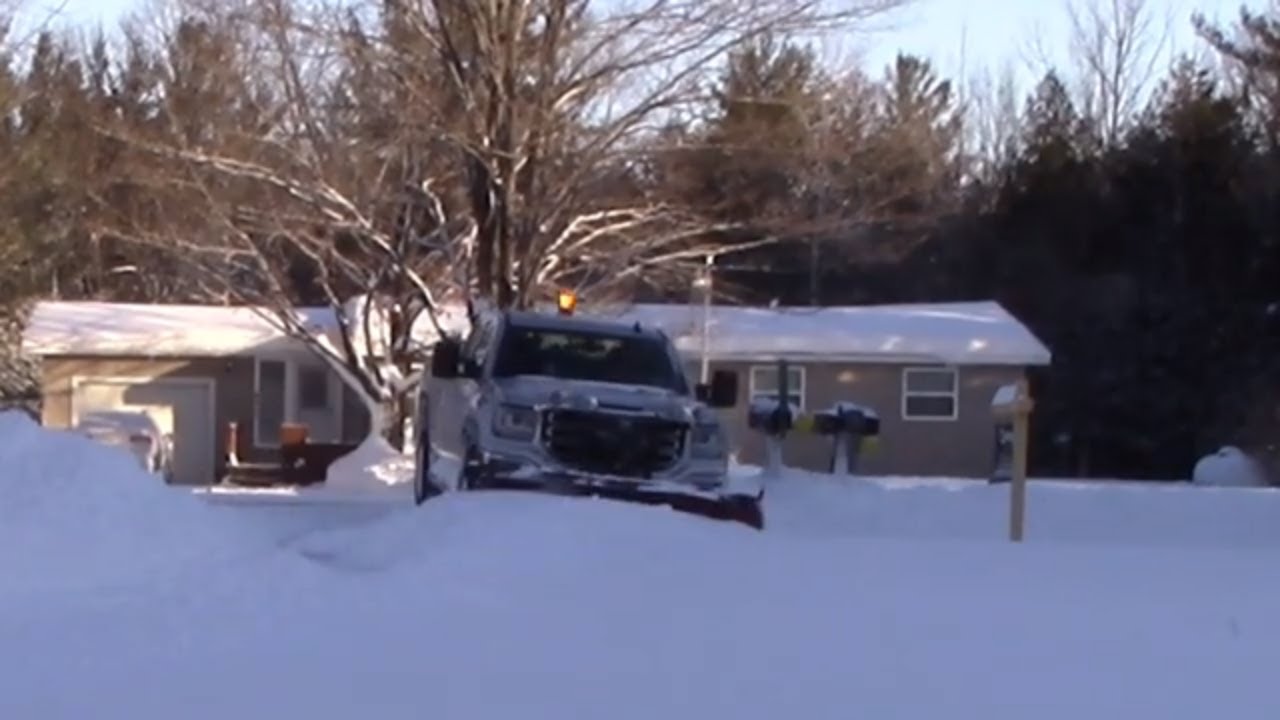 I messed up plowing snow
