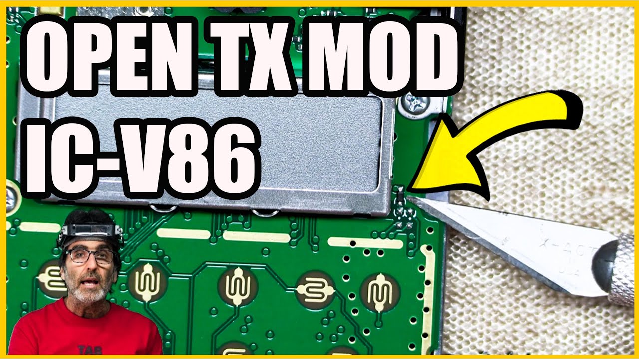 Открытая передача [TX] MOD на ICOM IC-V86 (тест в КОНЦЕ!)