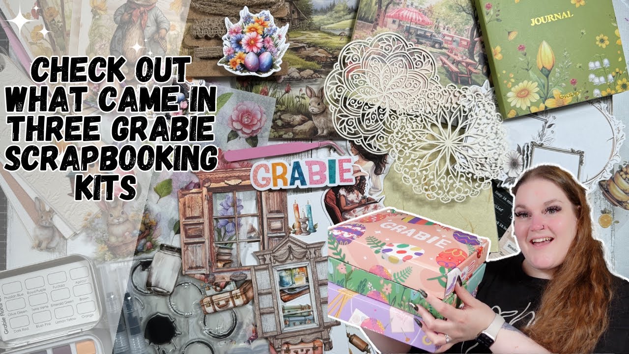 Unboxing THREE Grabie Scrapbooking boxes!!! Are they worth buying??