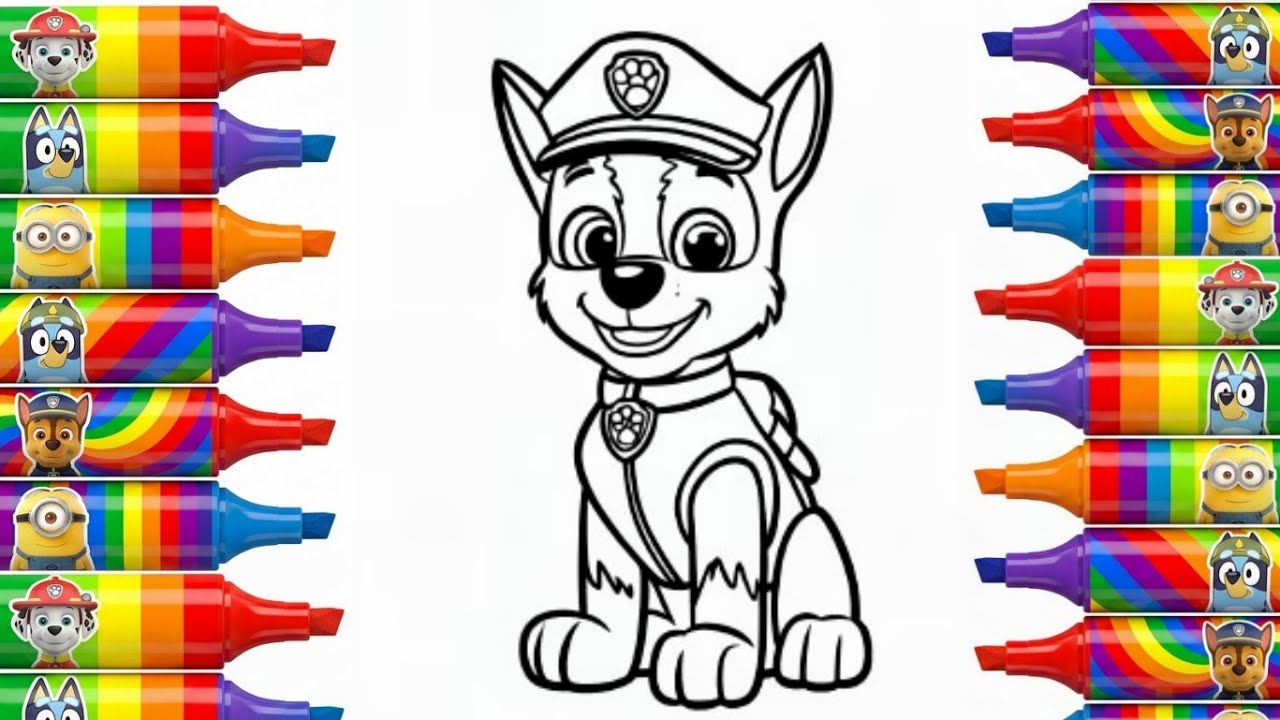 Learn Paw Patrol Drawing Step By Step | Drawing For Kids