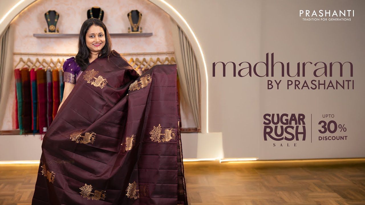 Madhuram - Soft Silk Sarees @ Rs.7390/- | Upto 30% OFF | Prashanti