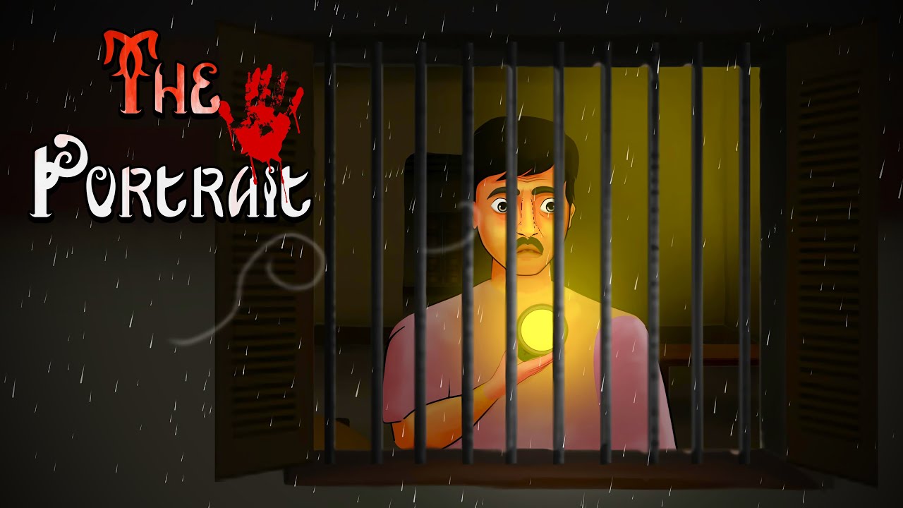 The Portrait | Tasveer | Horror animated story in Hindi | Village horror story | Bhutiya Kahani