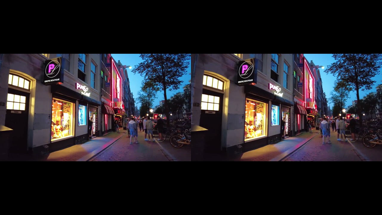 [Amsterdam Street Walk - Amsterdam en 1° Persona]-(3D-VR-SBS-CROSS EYES) Stereoscopic/Estereoscópico