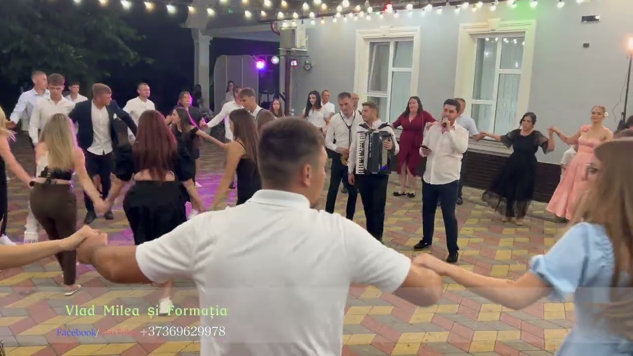Vlad Milea & formația, alături de oameni frumoși, la o nuntă de poveste în satul Costuleni 🎶💍