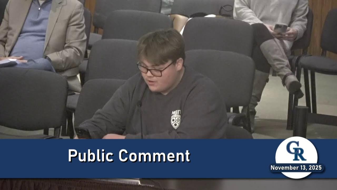 School Board Meeting: November 13, 2025