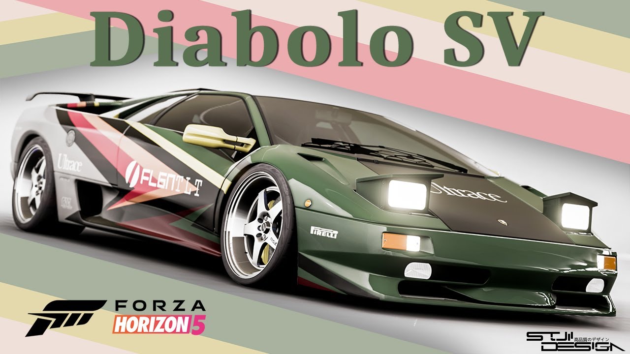 Lamborghini Diabolo SV Retro Livery - Forza Horizon 5 Design | Speedart