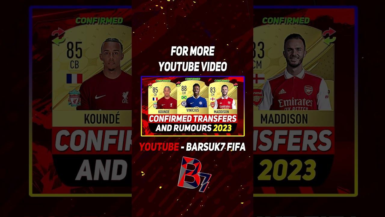 FIFA 23 ✸ NEW CONFIRMED TRANSFERS & RUMOURS! 💰😳 ft. Maguire, Man&eacute;, Fred...etc