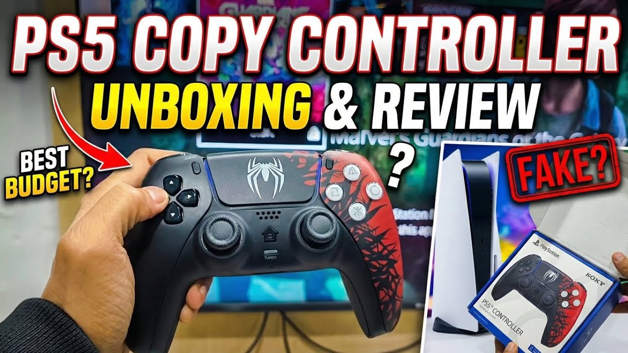 PS5 Copy Controller Limited Edition Unboxing & Review 🔥🎮 #ps5 #controller Gwalior Gaming Hub 