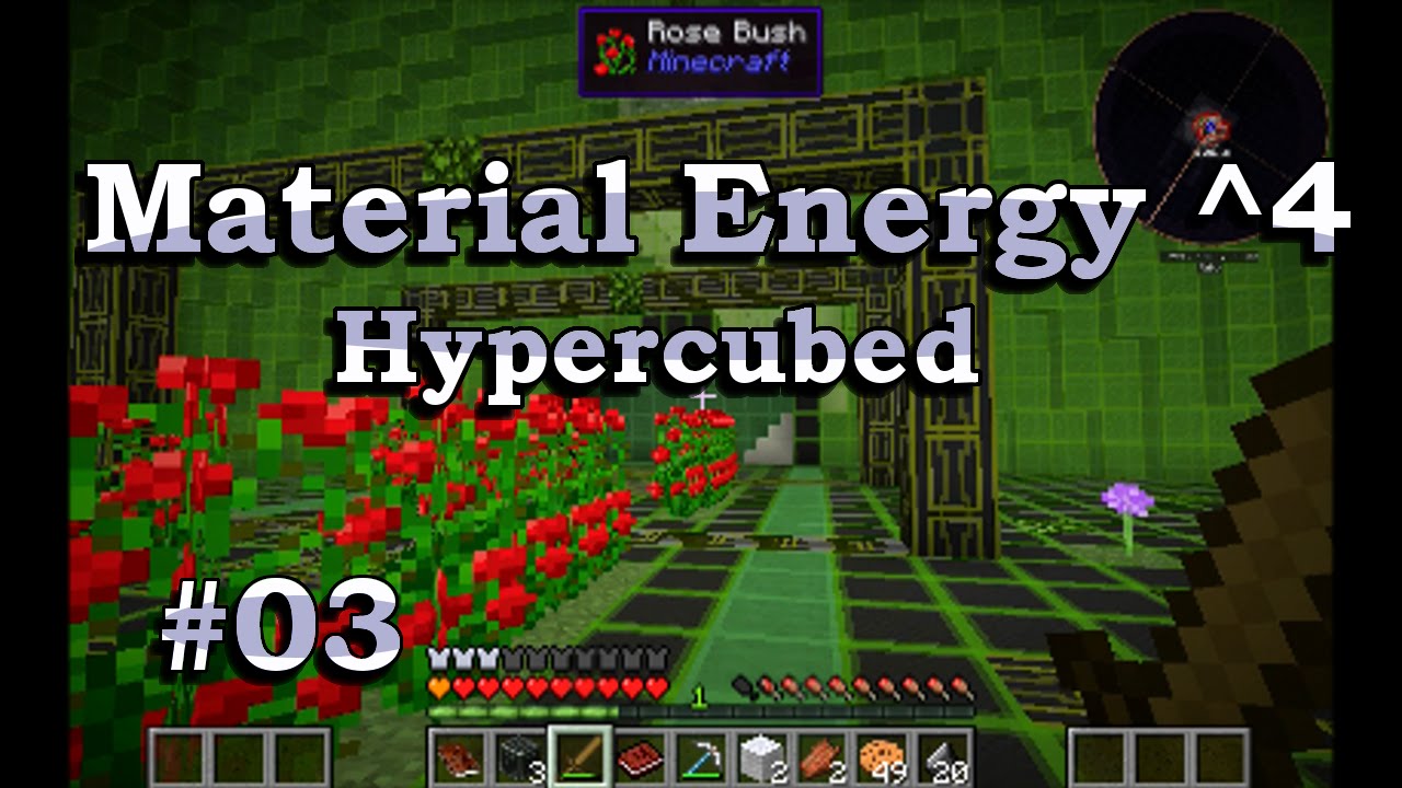 Material Energy^4 Hypercubed, Modded Minecraft - Epsisode 3 - Biospheres