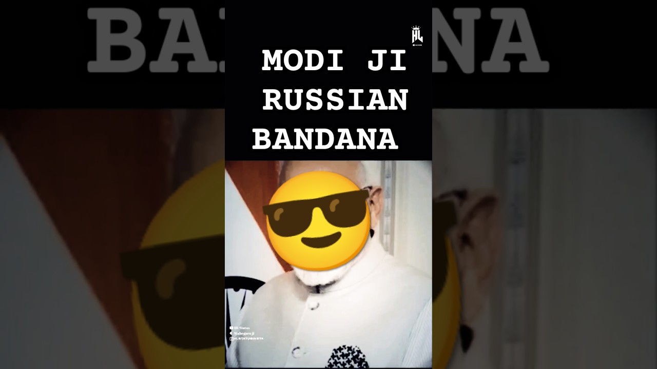 MODI JI is singing Russian Bandana Song Ai- Verse ft.Narendra modi Ji #ai #modi #hlcast #shorts