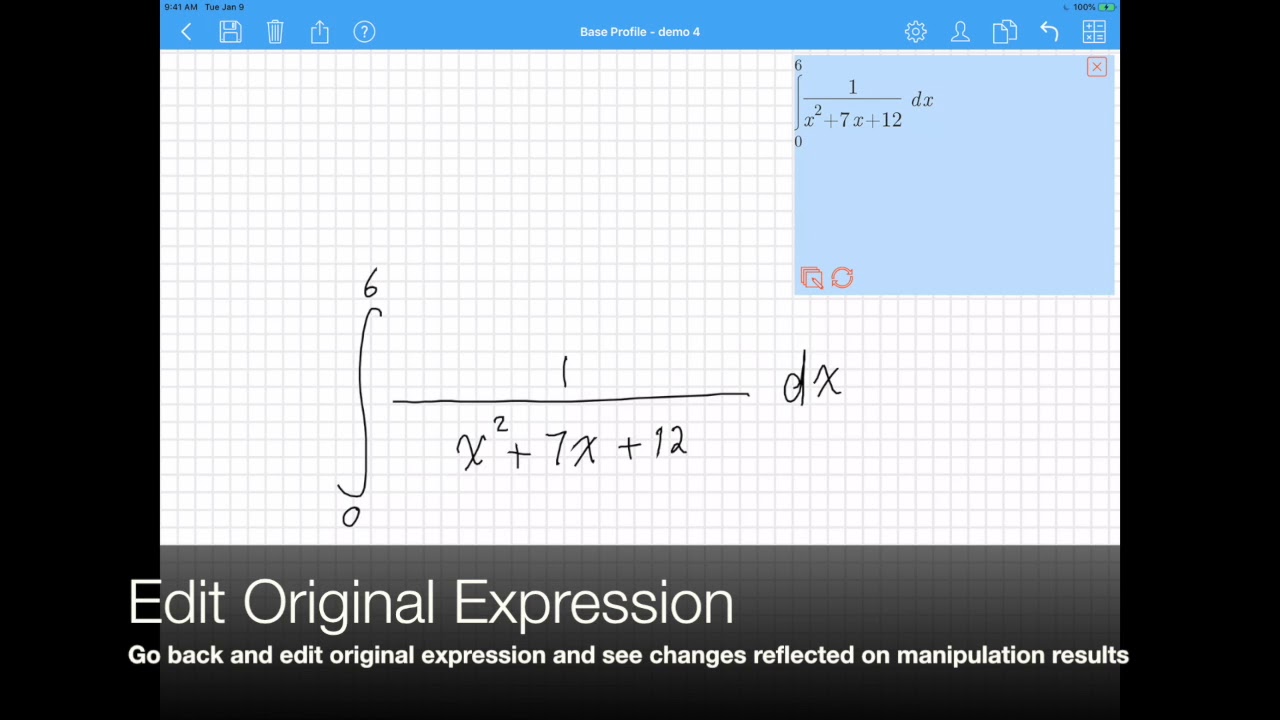 Expression Manipulation - MathBrush Pen Based Math System @ UWaterloo