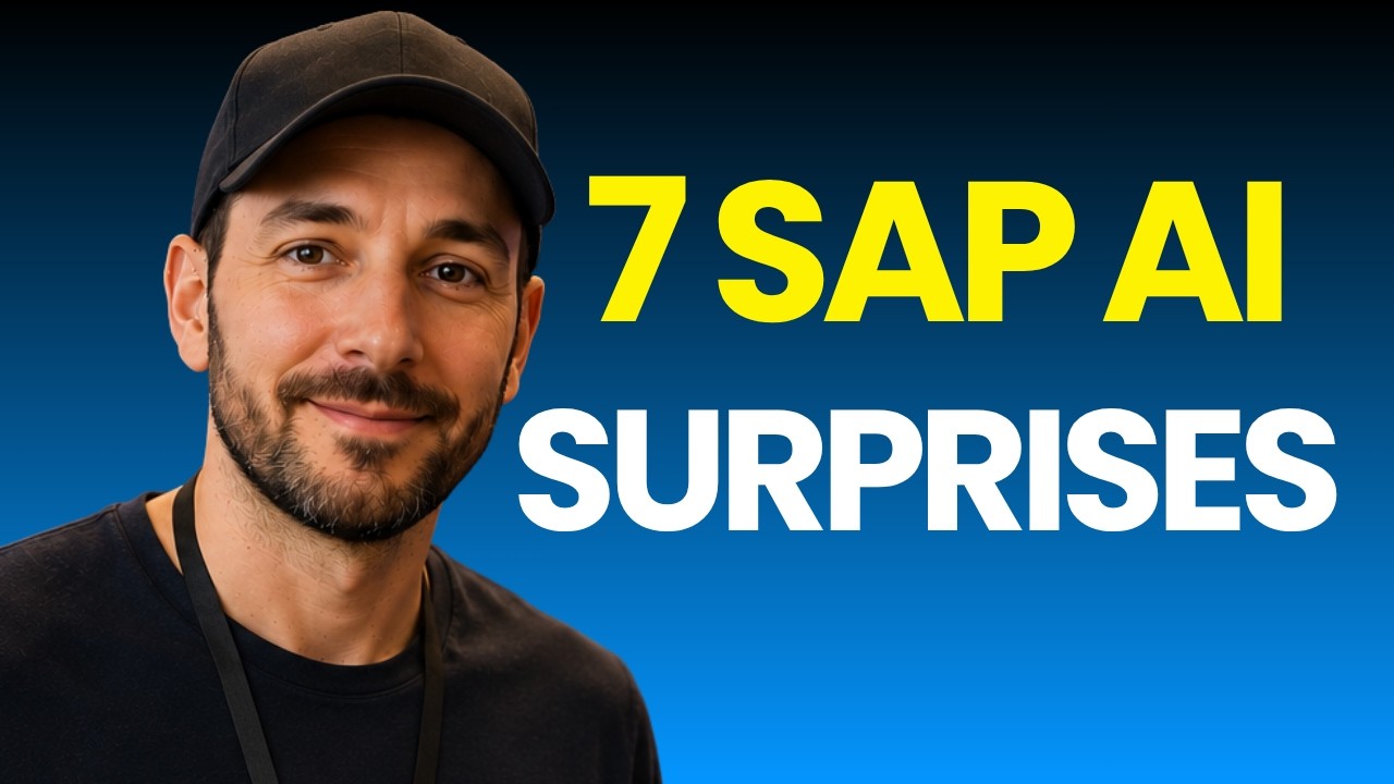 7 Mind-Blowing SAP AI Breakthroughs Unveiled at SAP Sapphire 2025 #sapphirenow #sapai