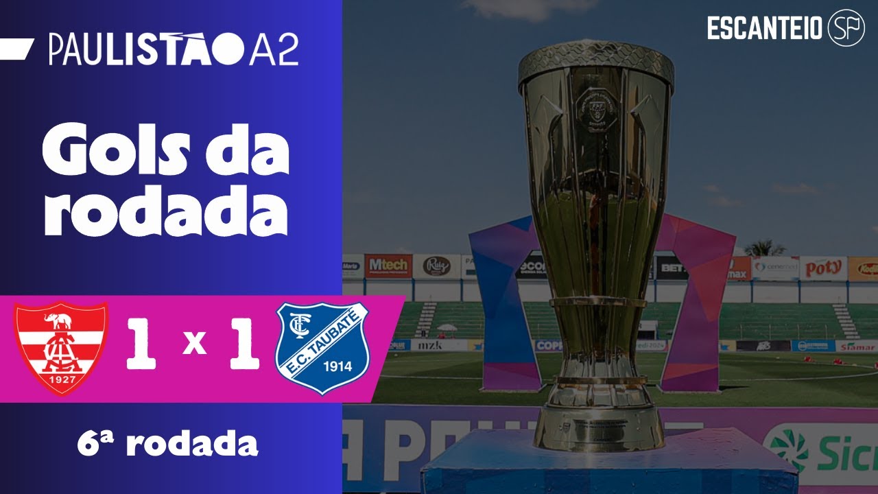 TUDO IGUAL NO GILBERT&Atilde;O | Linense 1 x 1 Taubat&eacute; | Gols do Paulist&atilde;o S&eacute;rie A2 2026