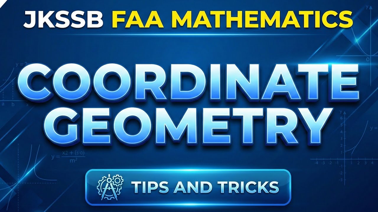 #JKSSB Математика FAA || Координатная геометрия