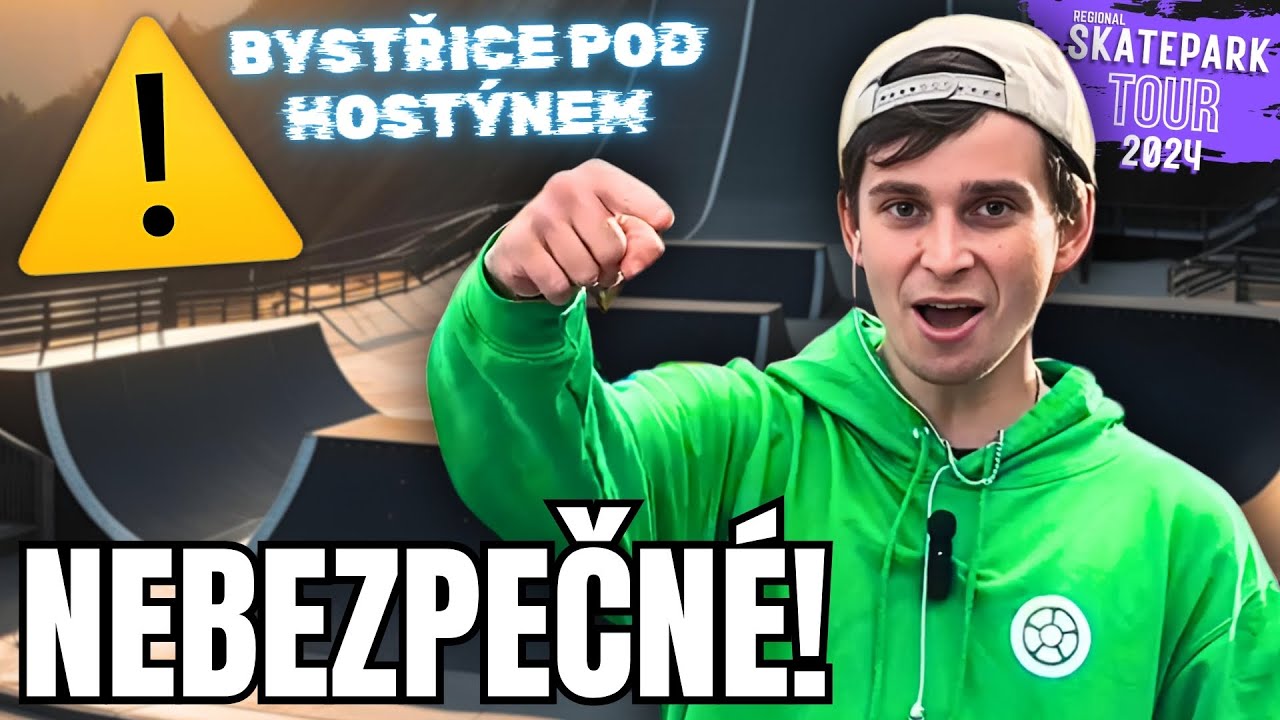 SKATEPARK z KOPCE?? 🤯  BYSTŘICE POD HOSTÝNEM 🇨🇿