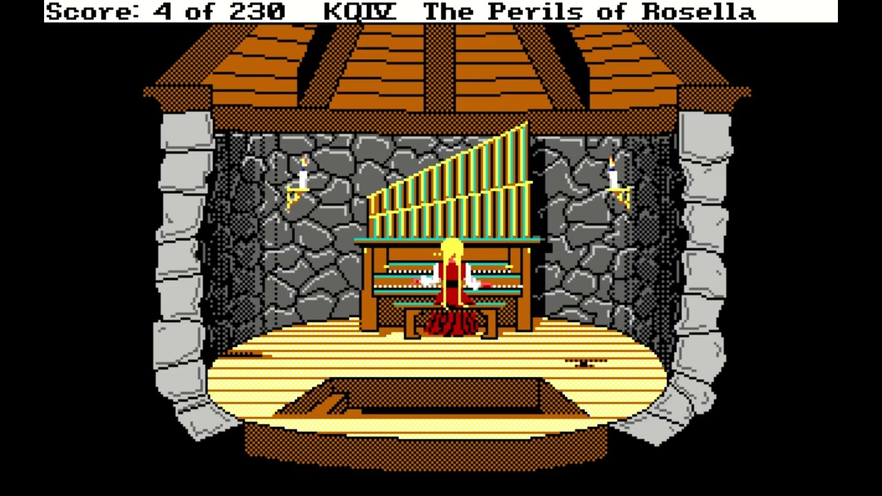 King's Quest IV: The Perils of Rosella Organ (TANDY - Sierra On-Line)