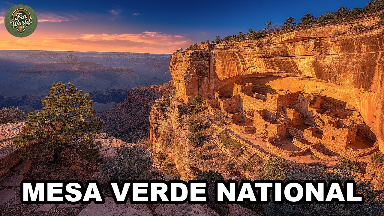 Mesa Verde National Monument Colorado | Cliff Palace Trail, Ancient Cliff Dwellings... AL