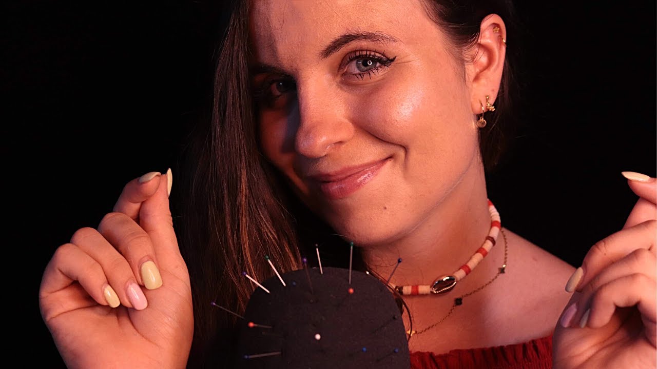 ASMR 📌 ACUPUNCTURE : Des aiguilles sur le micro, pour t'endormir ✨ (on retire la négativité)