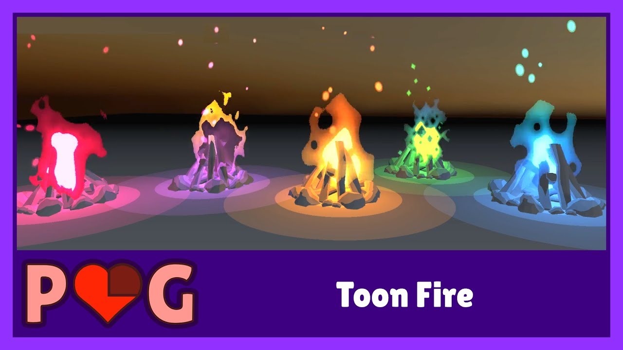 Toon Fire shader in Unity