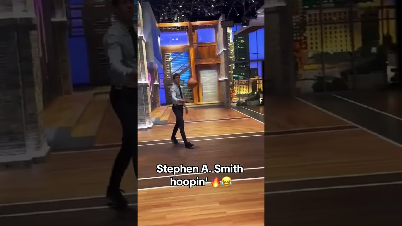 Stephen A. hoopin&rsquo; 😂 (via Adrian Wojnarowski/X)