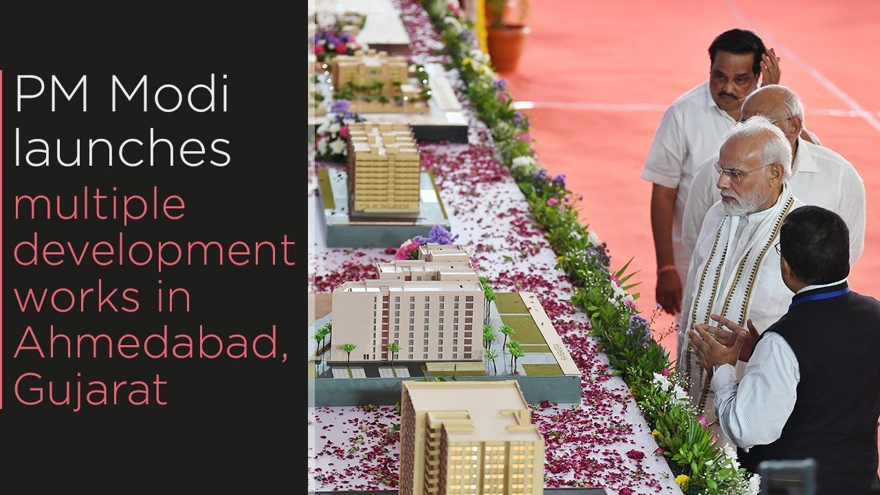 PM Modi launches multiple development works in Ahmedabad, Gujarat