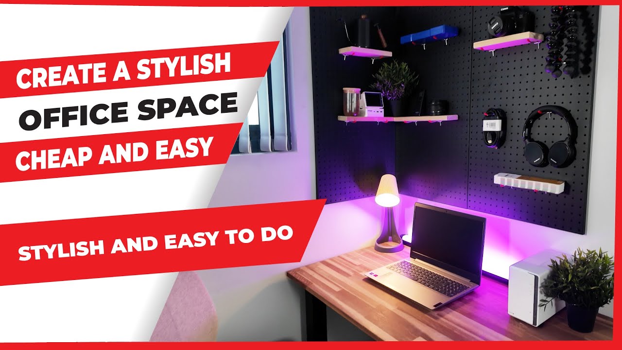 How to use a pegboard hook to create a stylish office space