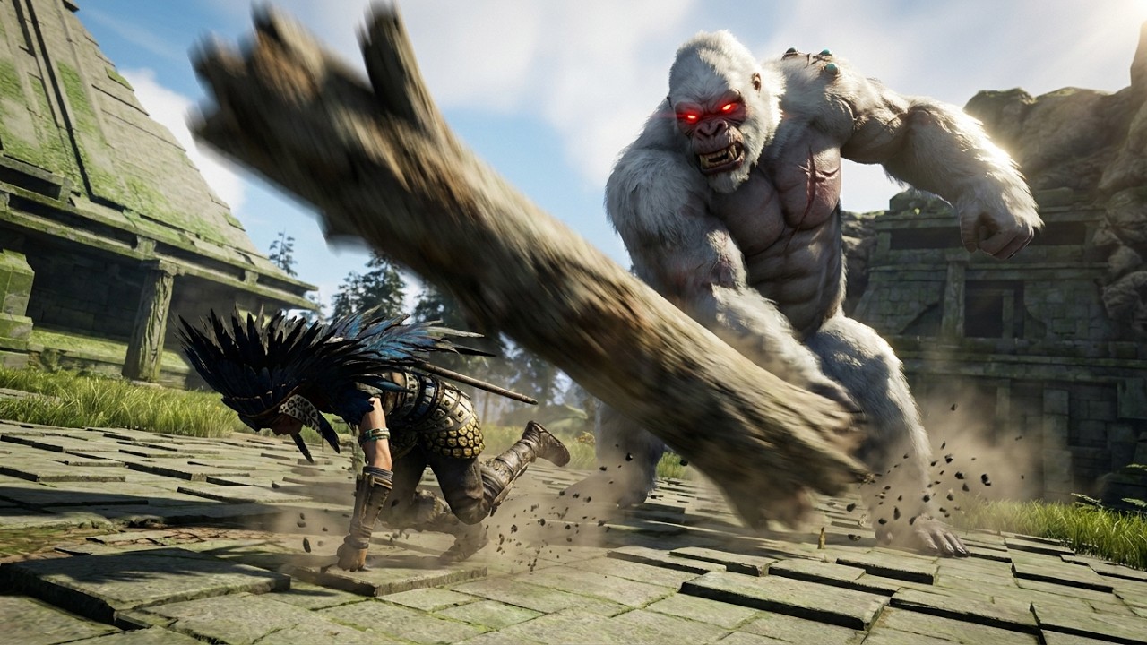 Solo Monkey Boss (Almighty Apes) Official PvP SoulMask