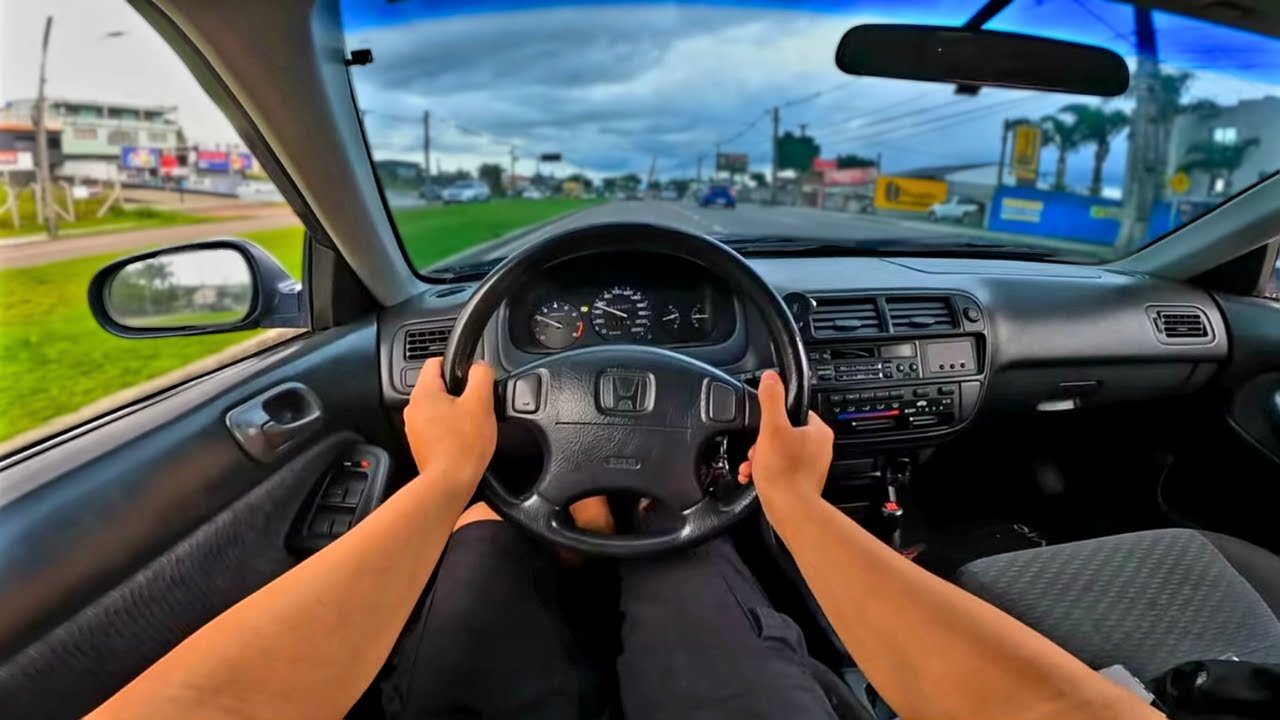 TESTEI O CIVIC 1999 NA RUA DEPOIS DE PRONTO 🔥