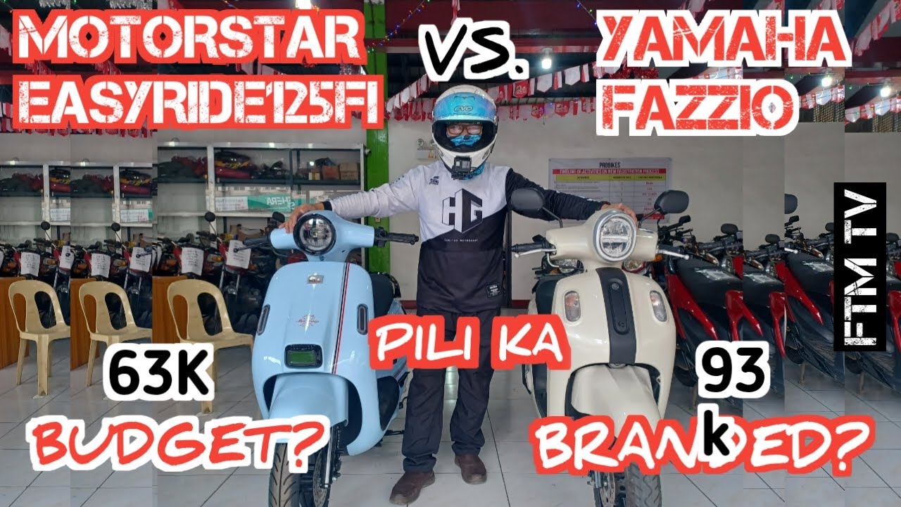FAZZIO NG MOTORSTAR | EASYRIDE LEGEND 125 fi | BAGONG MOTOR NG MOTORSTAR | ER LEGEND 125 fi