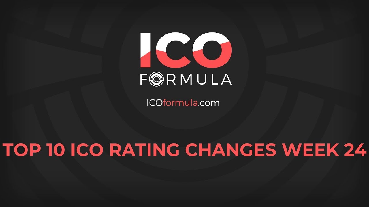Top 10 ICO Rating Changes on ICOformula - Week 24