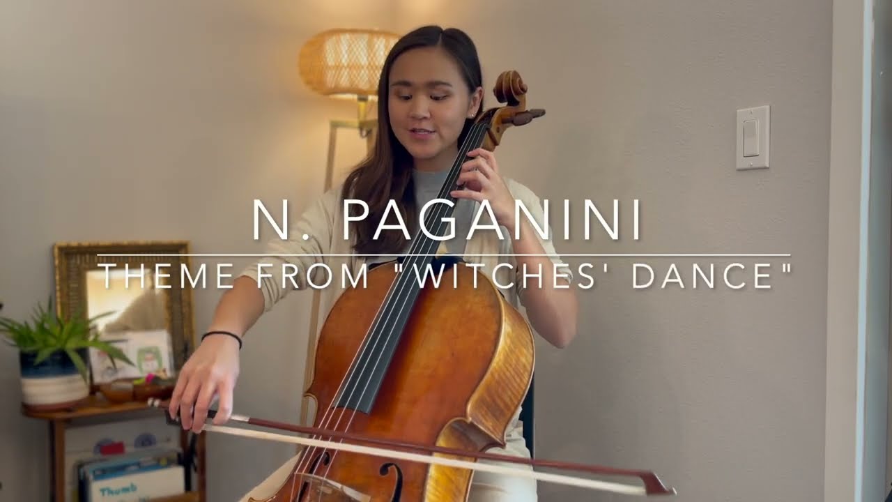 Theme from "Witches' Dance" (Cello Play Along) | Suzuki Cello Book 2