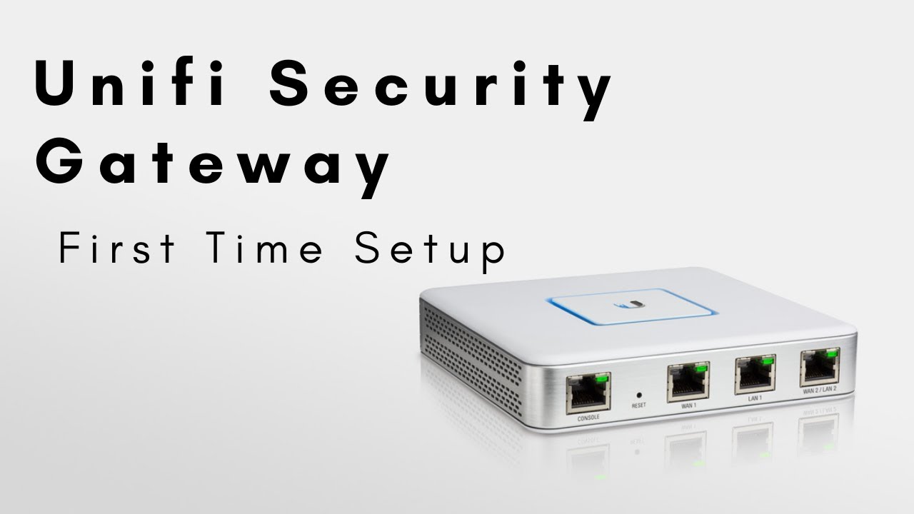 Unifi Security Gateway — первоначальная настройка