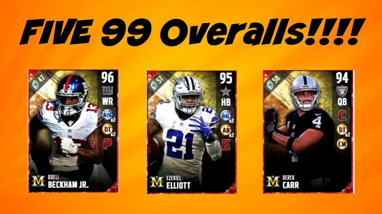 FIVE 99 OVERALLS! | CRAZIEST MUT TEAM IN THE GAME!! | MUT 17 TEAM BREAKDOWN AND HIGHLIGTS