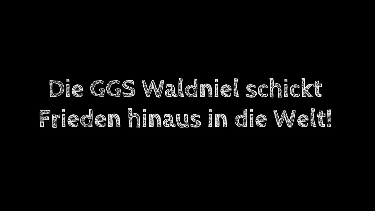 Friedensw&uuml;nsche der GGS Waldniel Ver&ouml;ffentlichung