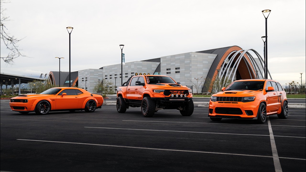 Mopar Monsters on Ferrada Wheels | Trackhawk, Challenger Super Stock & TRX