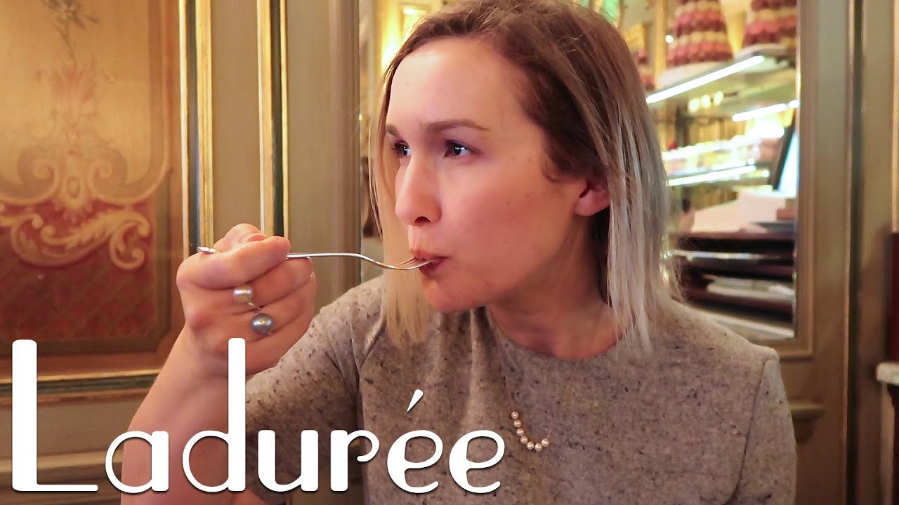 LADUREE PATISSERIE (PARIS TRAVEL VLOG) | Eileen Aldis