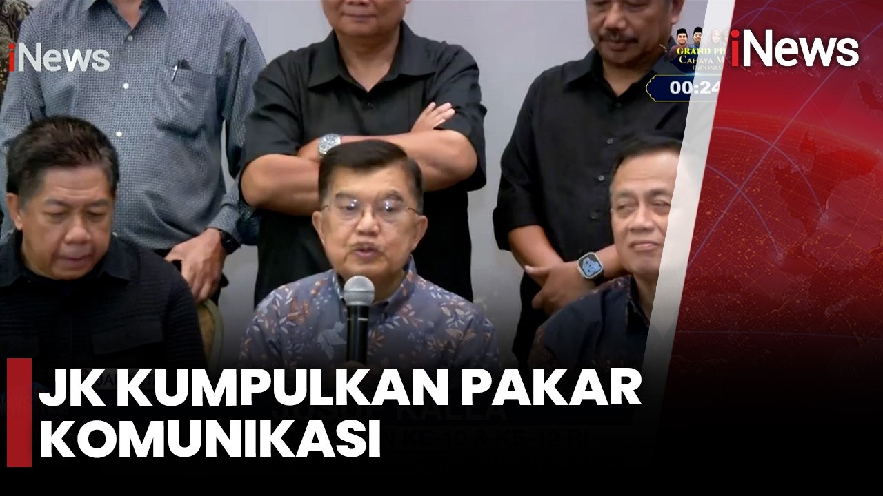 Wapres ke-10 & ke-12, Jusuf Kalla Silaturahmi dengan Pakar Komunikasi | iNews Malam 14/03
