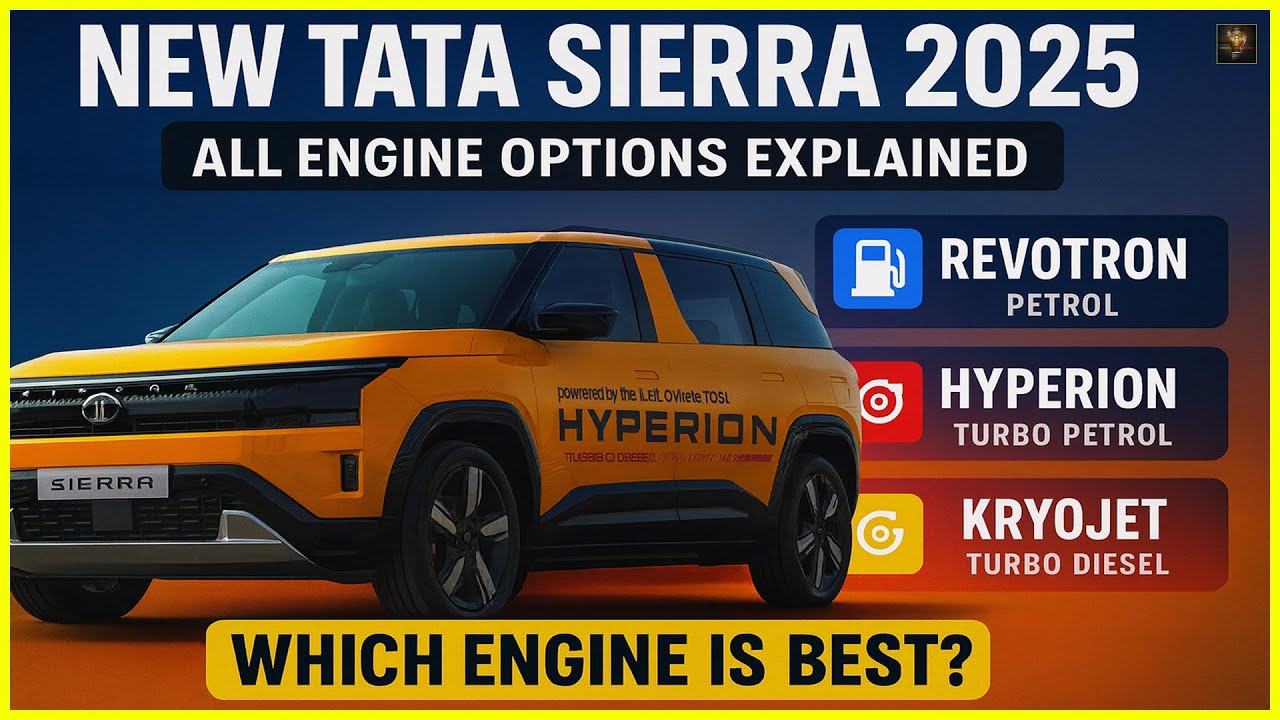Tata Sierra 2025 Review – Best Engine? Revotron, Hyperion or Kryojet?