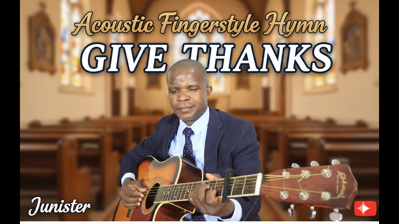 Give Thanks || Acoustic Guitar - Junister with Backing Track