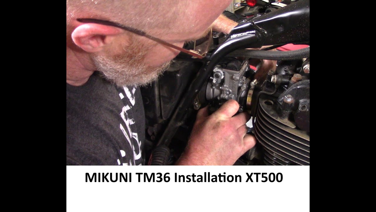 XT500 gets a MIKUNI TM36