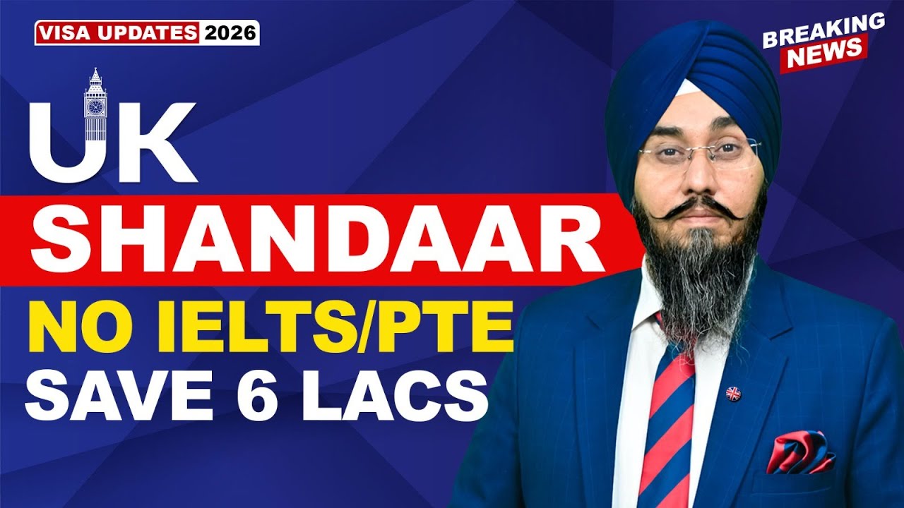 UK 🇬🇧 SHANDAAR NO IELTS / PTE SAVE 6 LACS | STUDY VISA UPDATES 2026 | USA CANADA UK
