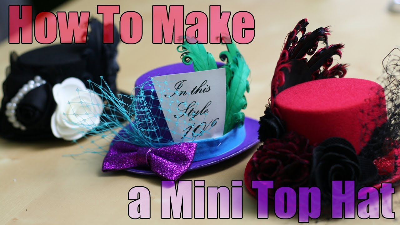 DiY Fashion - Mini Top Hat Fascinator Tutorial