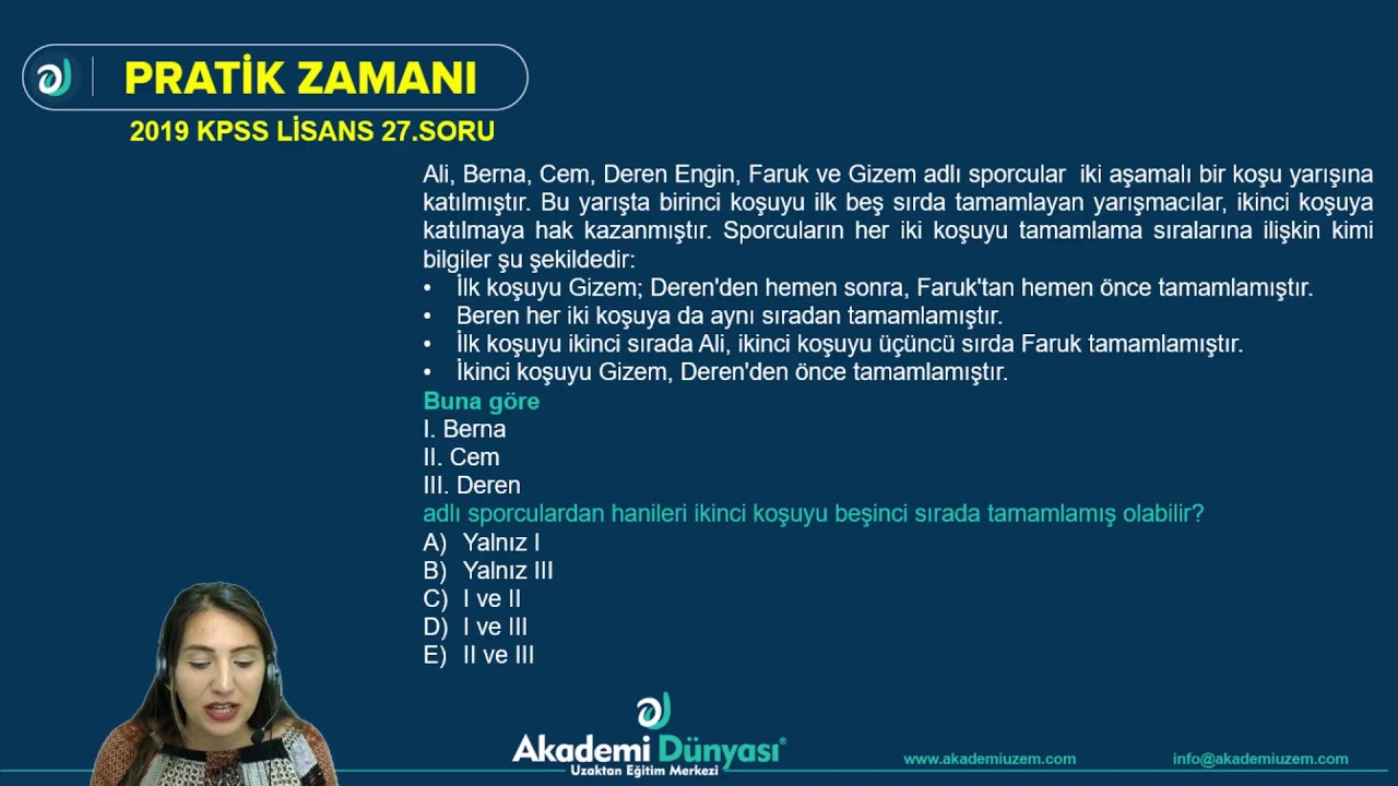 2019 KPSS Lisans Genel Yetenek | Sözel Soru Çözümü