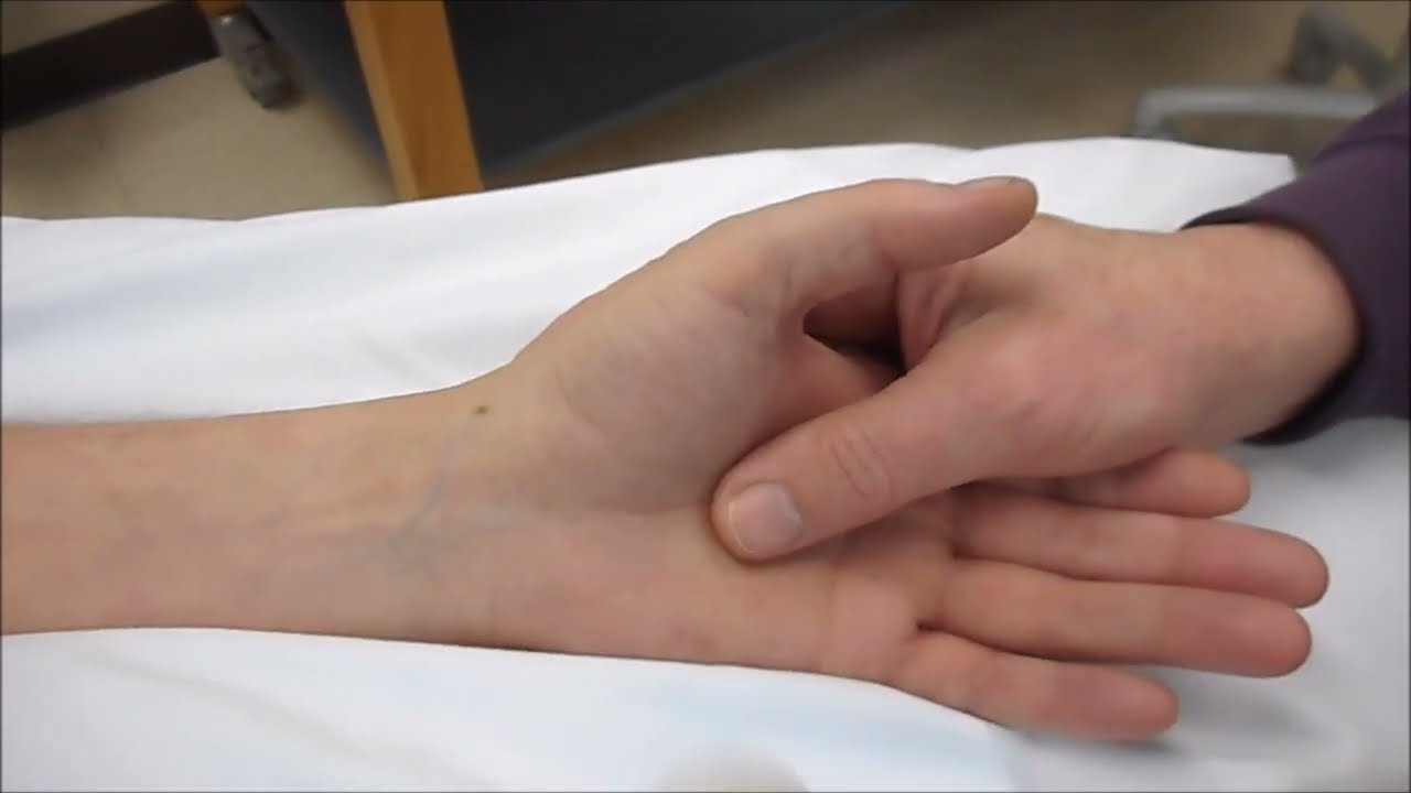 Grip and percussion myotonia