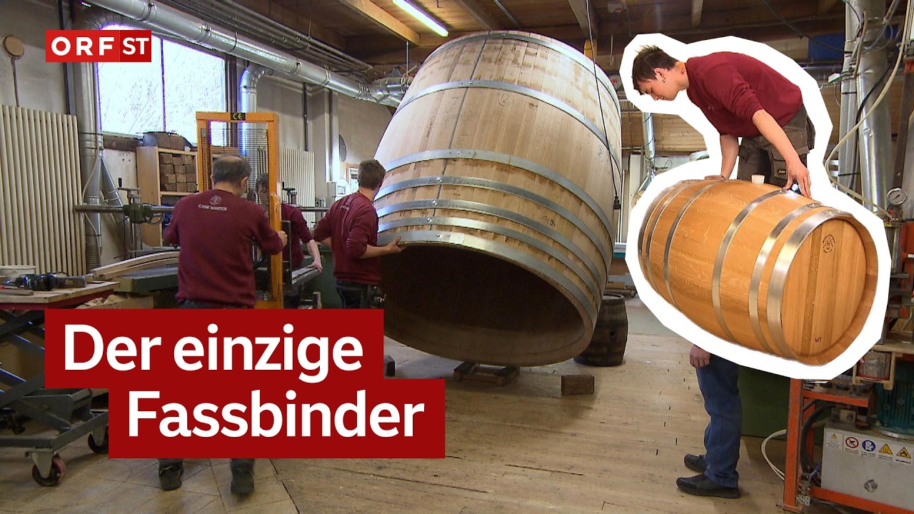 Aussterbender Beruf - nur noch wenige Fassbinder in Südtirol | Südtirol heute vom 26.02.2026