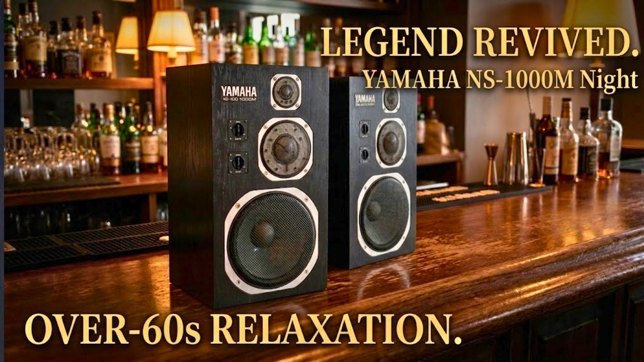 [Deep Bass Bliss] Midnight Jazz Bar Scented with Whiskey &ndash; Premium BGM via Legendary Yamaha NS-1000M