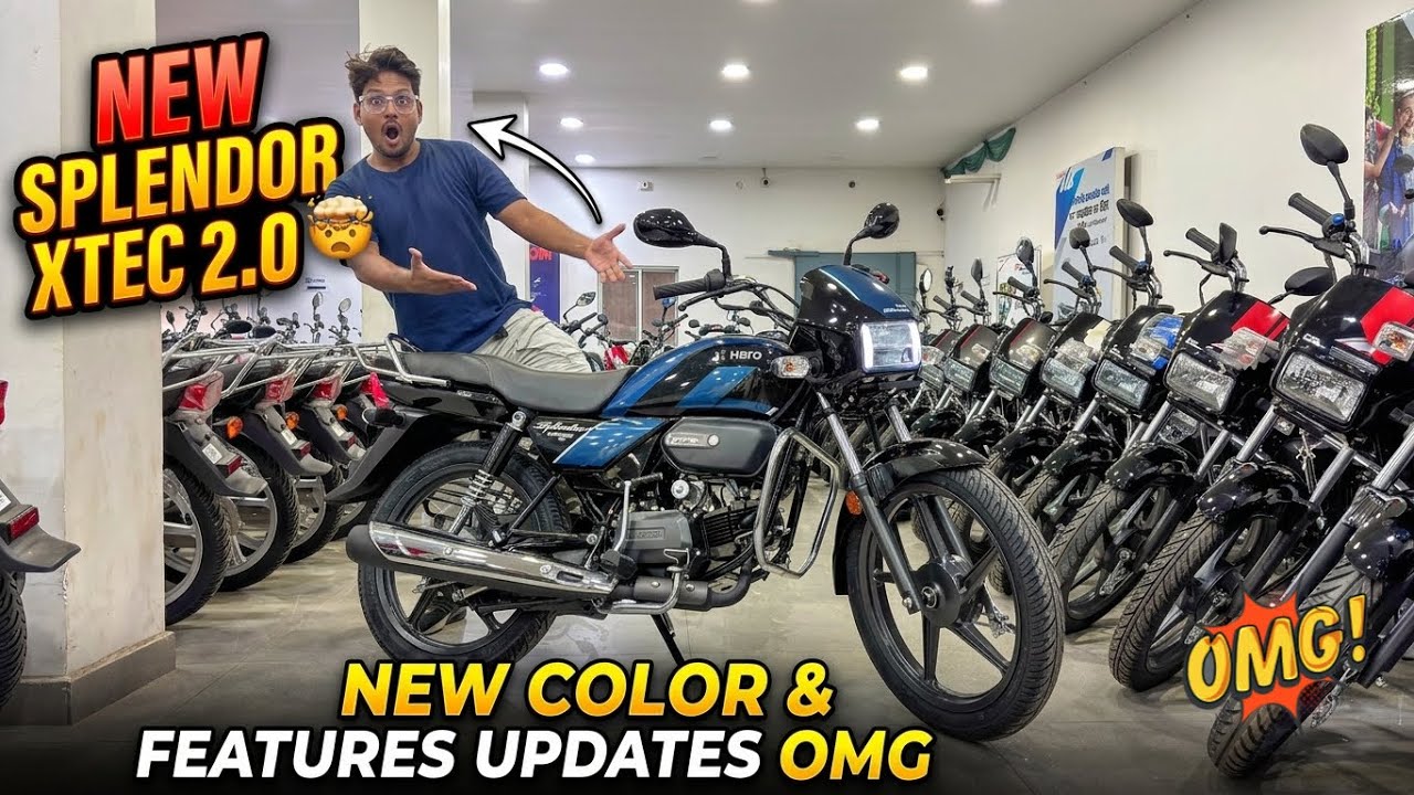 New Hero Splendor XTEC 2.0 Sparkling Blue 💙 | On Road Price, Mileage, Features & Full Review 2026