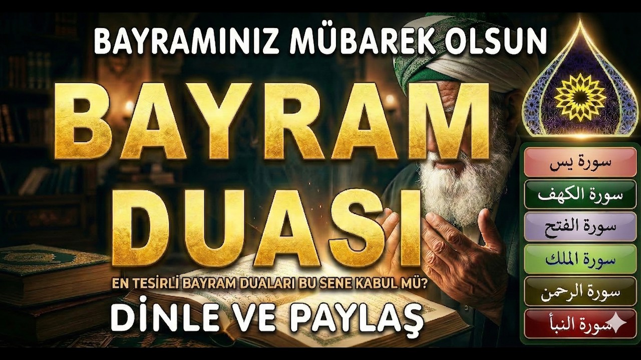 Bayram Duası | Kabul Edilen Dua